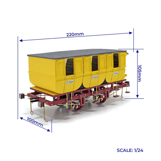 Occre Adler Coach Wooden Model Kit 1:24 Scale G-45