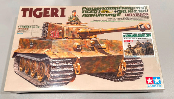 TAMIYA. PANZERKAMPFWAGEN VI TIGER I. 1/35 SCALE. ITEM 89562