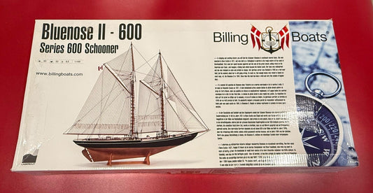 BILLING BOATS. BLUENOSE II. 600. 1/100 SCALE.