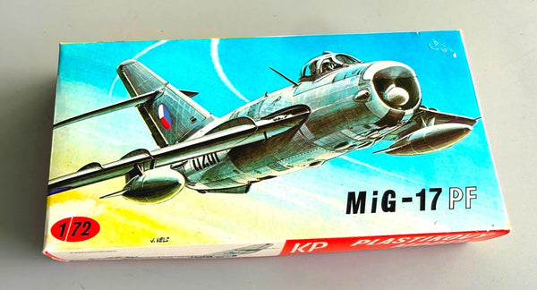 KP MiG-17PF Fresco D 1/72 Scale Model Kit Vintage Kovozávody Prostějov