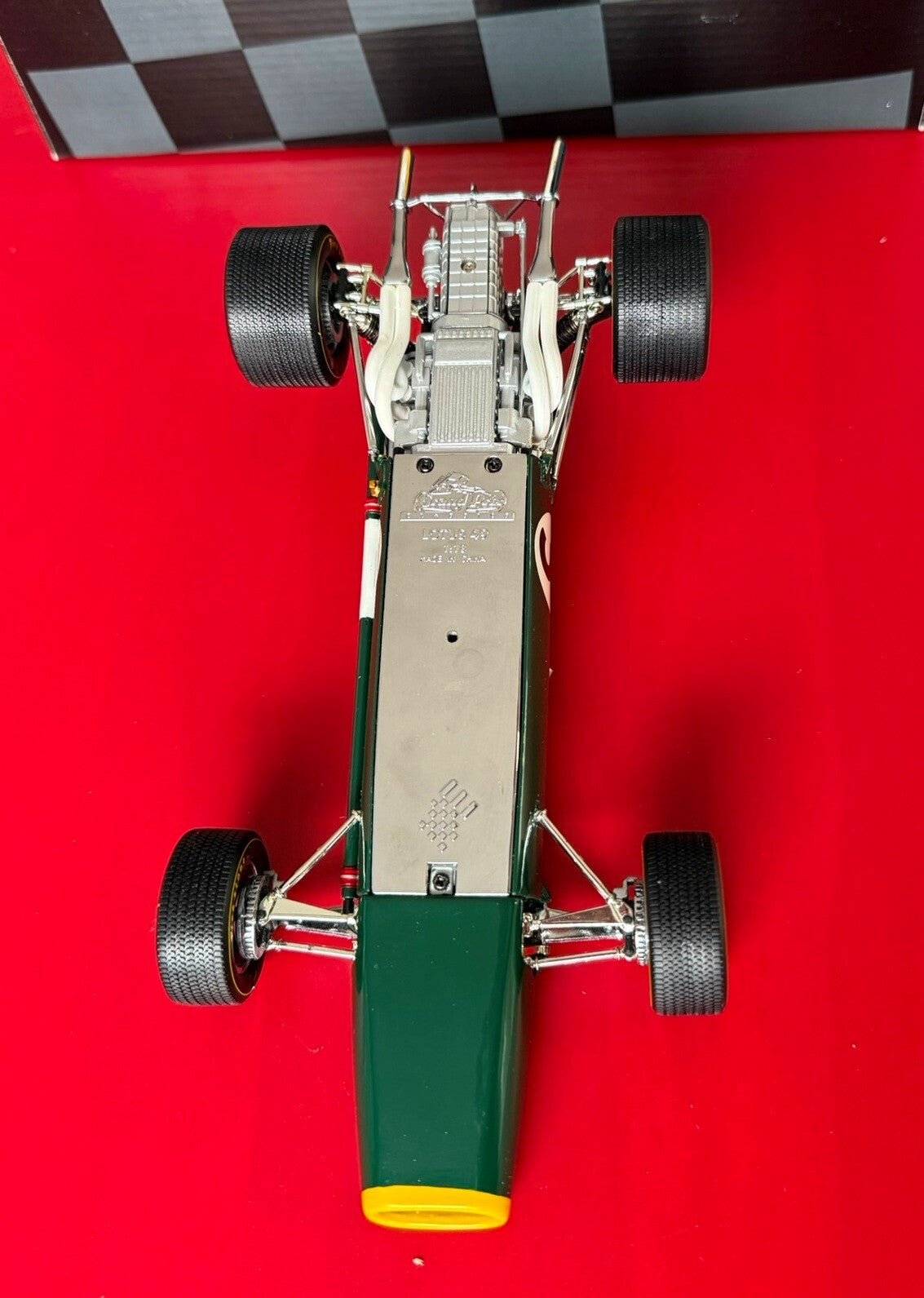 EXOTO. GRAND PRIX CLASSICS. LOTUS FORD TYPE 49. No. 5. TEAM LOTUS. 1/18 SCALE.