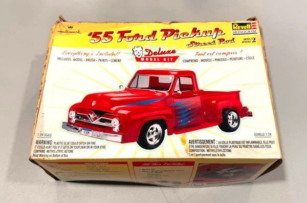 Revell Monogram 6646 '55 Ford Pickup Street Rod Deluxe Model Kit 1/24 Scale