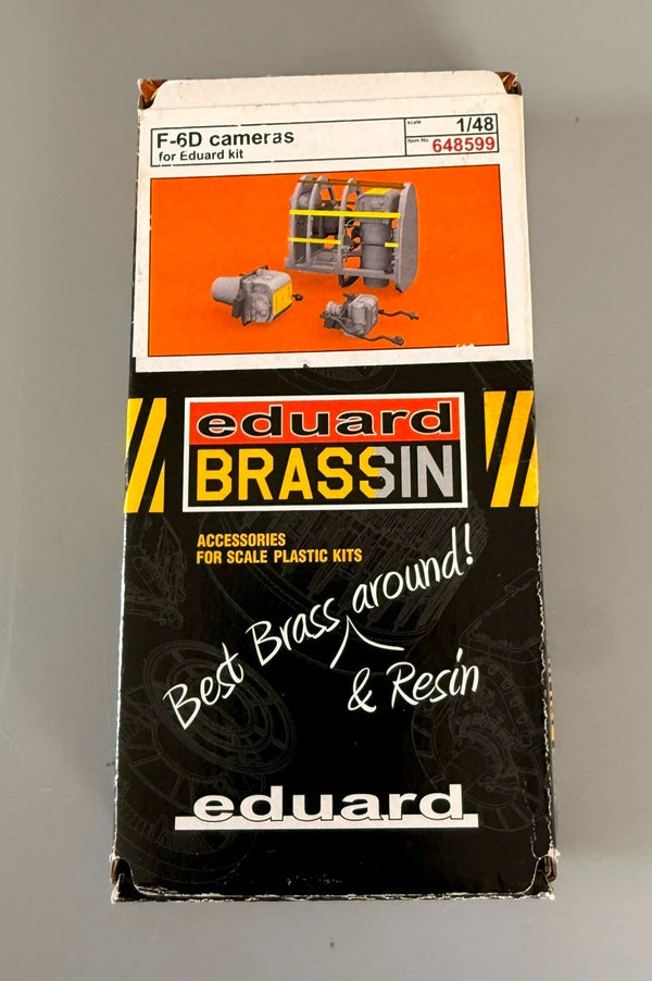 Eduard Brassin 1/48 F-6D Cameras Resin & Photo-Etch Detail Set 648599.