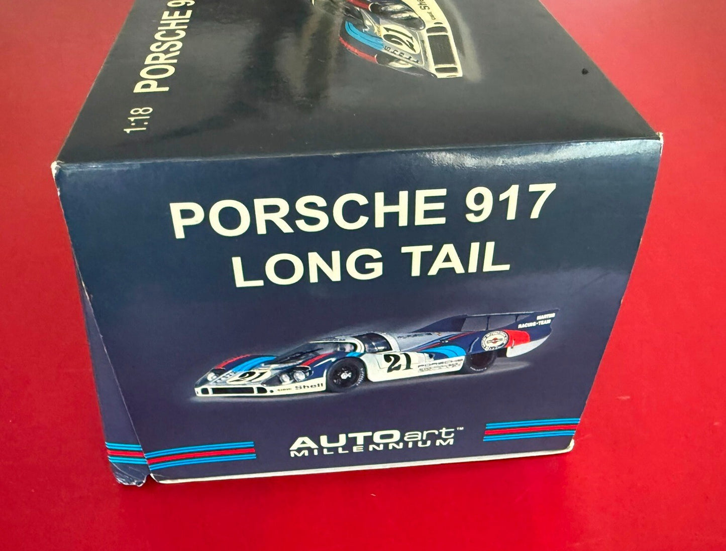 AUTOart. PORSCHE 917 LONG TAIL. 1/18 SCALE.