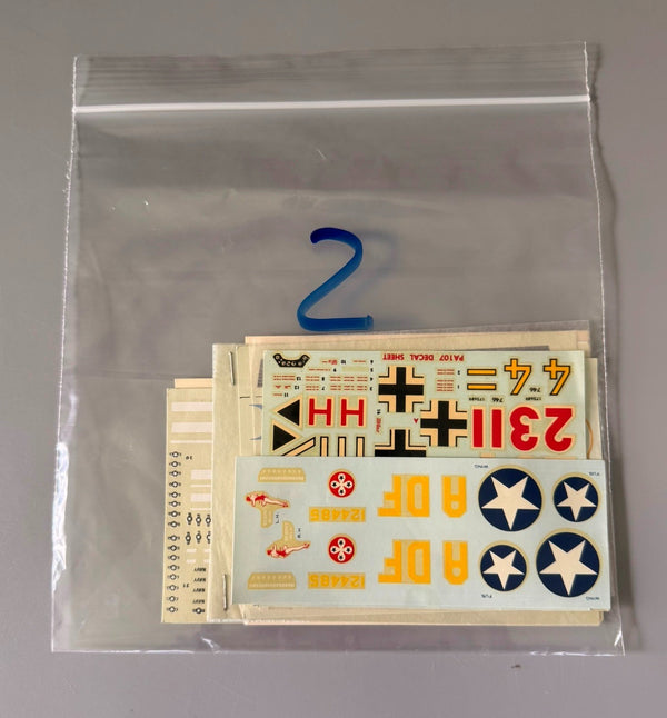 Vintage Plastic Model Kit Decal Sheets Lot of 10 Assorted. #2