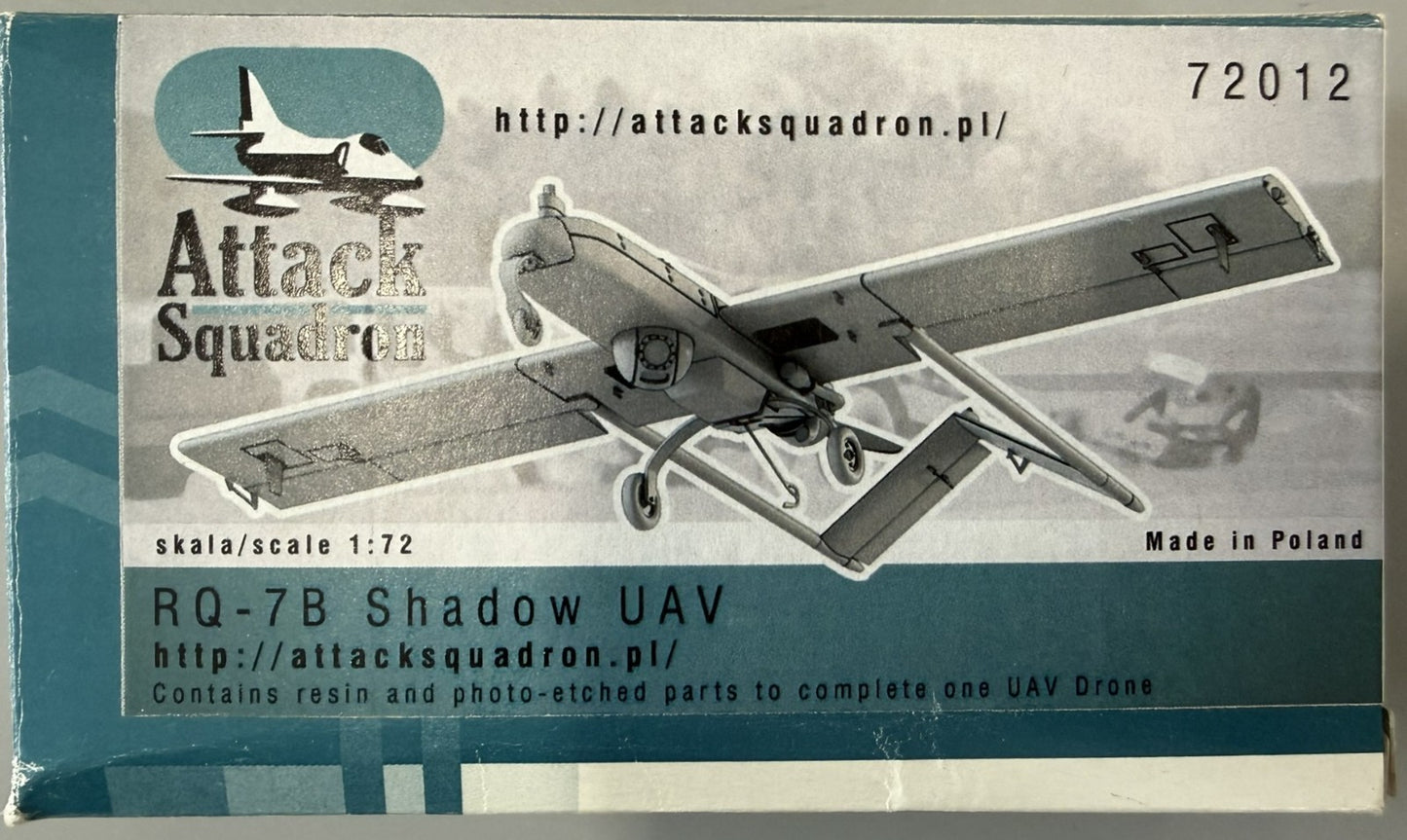 Arma Hobby Attack Squadron 72012 RQ-7B Shadow UAV Resin Model Kit 1:72 Drone