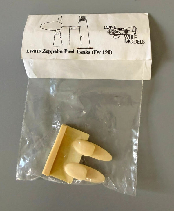 Lone Wulf Models LW015 Zeppelin Fuel Tanks for Fw 190 Resin Set.