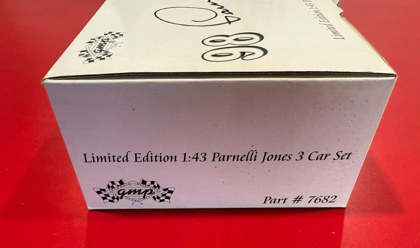 GMP Parnelli Jones 3-Car Set #7682 1:43 Diecast Limited Edition w/ Box