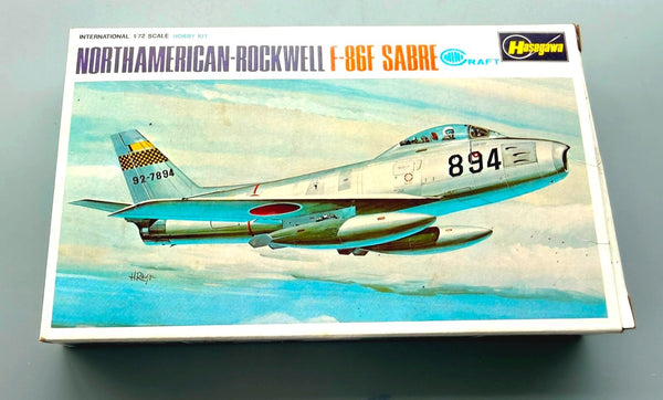 Hasegawa North American Rockwell F-86F Sabre 1/72 Mini Craft Model Kit