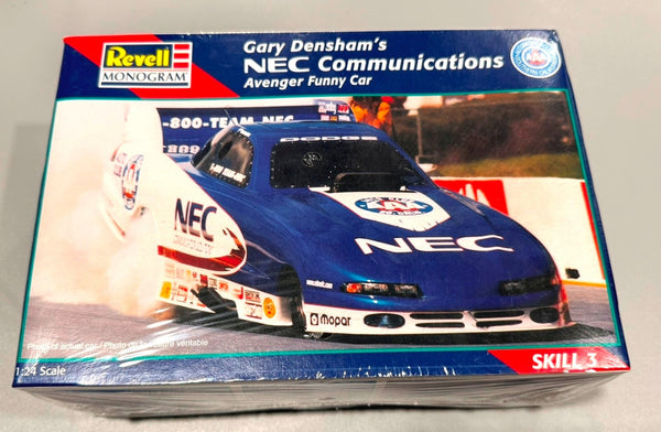 REVELL. GARY DENSHAM'S NEC COMMUNICATIONS AVENGER FUNNY. 1/24 SCAL. ITEM 85-7652