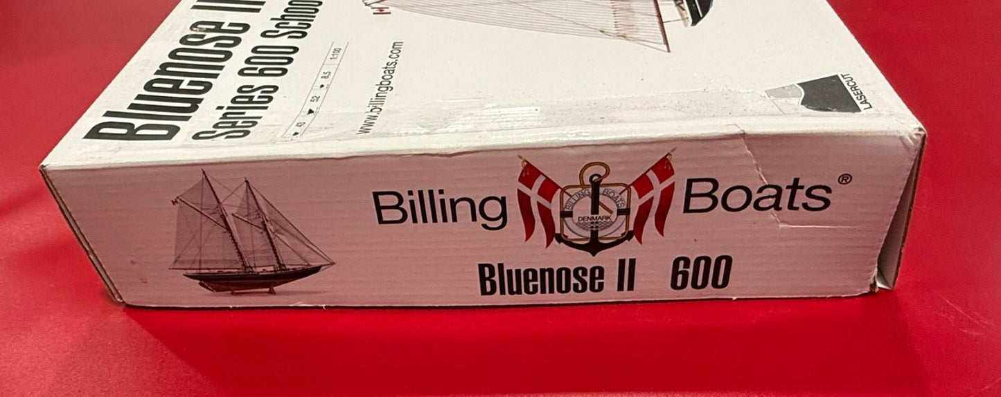 BILLING BOATS. BLUENOSE II. 600. 1/100 SCALE.