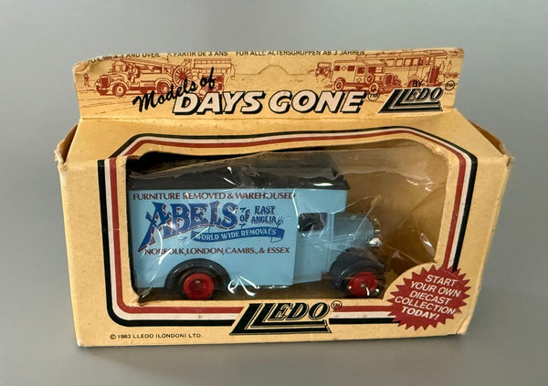 Lledo Days Gone Abels Removals Van 1983 Diecast Model Made in England