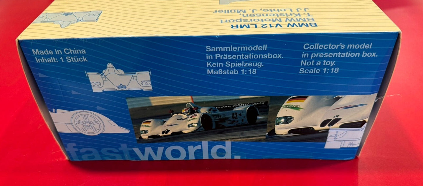 Kyosho BMW V12 LMR 1:18 Diecast – Kristensen Lehto Müller Motorsport