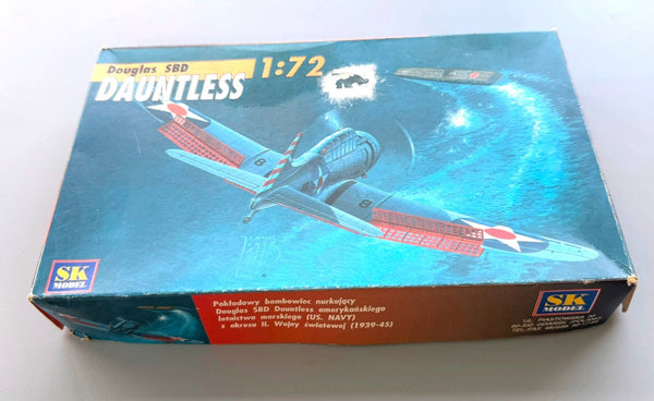 SK Model Douglas SBD Dauntless Aircraft Model Kit 1/72 Scale Vintage