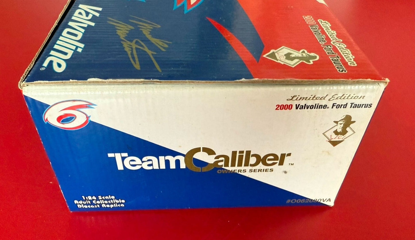 TEAM CALIBER. 2000 VALVOLINE FORD TAURUS. 1/24 SCALE. LIMITED EDITION.
