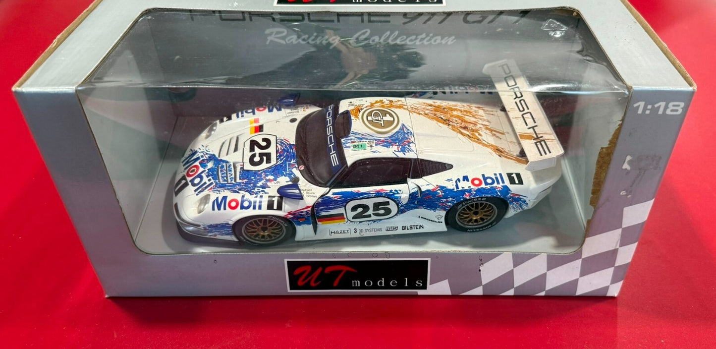 UT Models Porsche 911 GT1 Mobil 1 Le Mans 1:18 Diecast Racing Collection