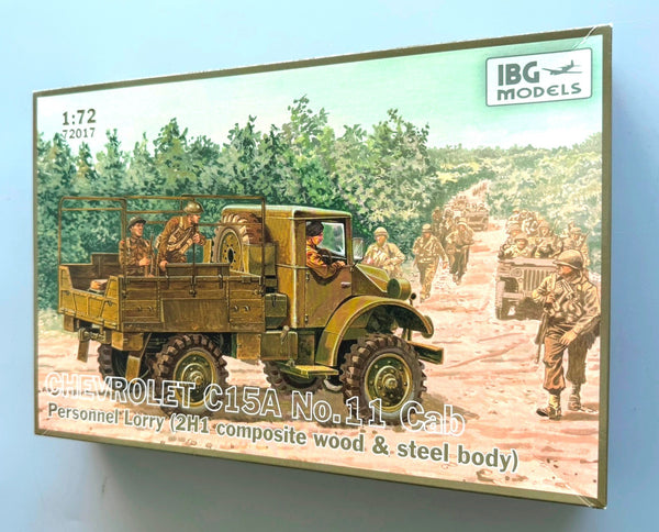 IBG MODELS 72017 CHEVROLET C15A No.11 CAB PERSONNEL LORRY 1/72 SCALE