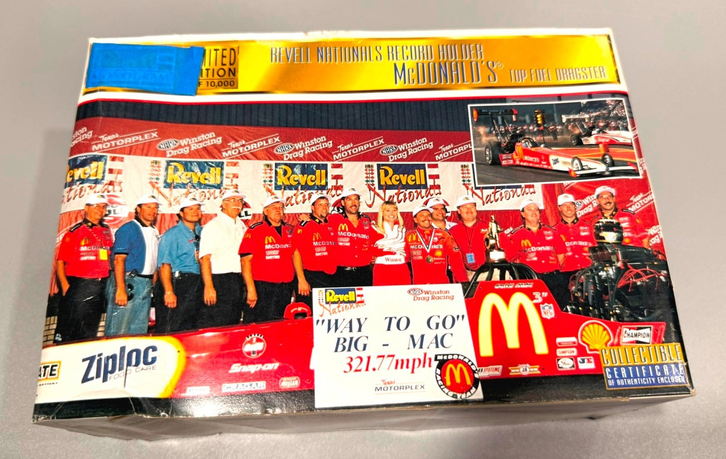 REVELL. NATIONAL RECORD HOLDER McDONALD'S TOP FUEL DRAGSTER. 1/25. ITEM 4135.