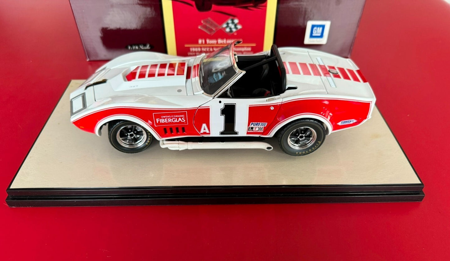 CAROUSEL 1. CORVETTE L-88. #1 TONY DELORENZO. 4604. 1/18 SCALE.