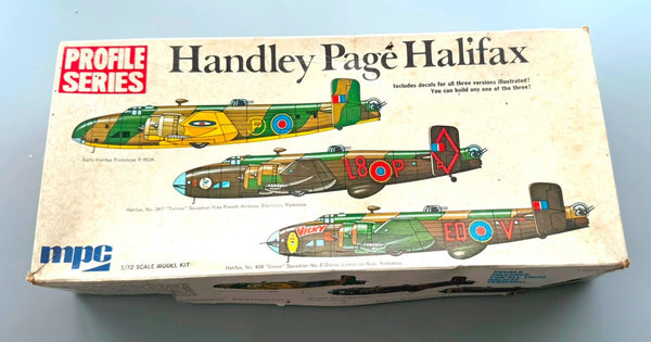 MPC Handley Page Halifax 1/72 Aircraft Model Kit Profile Series 2-2504
