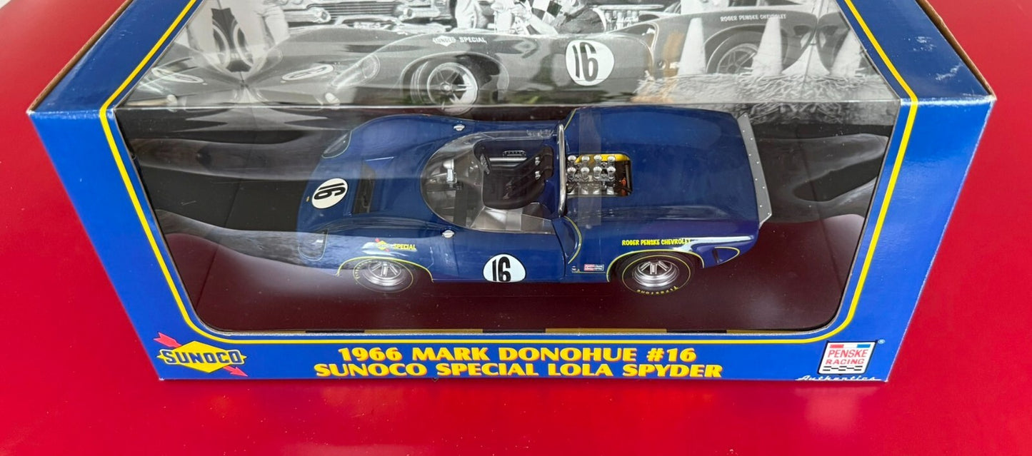 SUNOCO. 1966 MARK DONOHUE #16. 1/18 SCALE. (1 OF 3504)