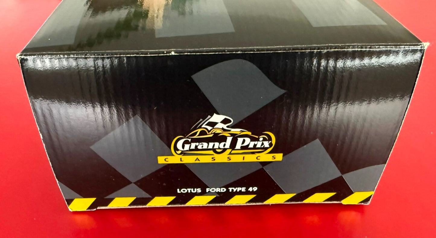 EXOTO. GRAND PRIX CLASSICS. LOTUS FORD TYPE 49. No. 5. TEAM LOTUS. 1/18 SCALE.