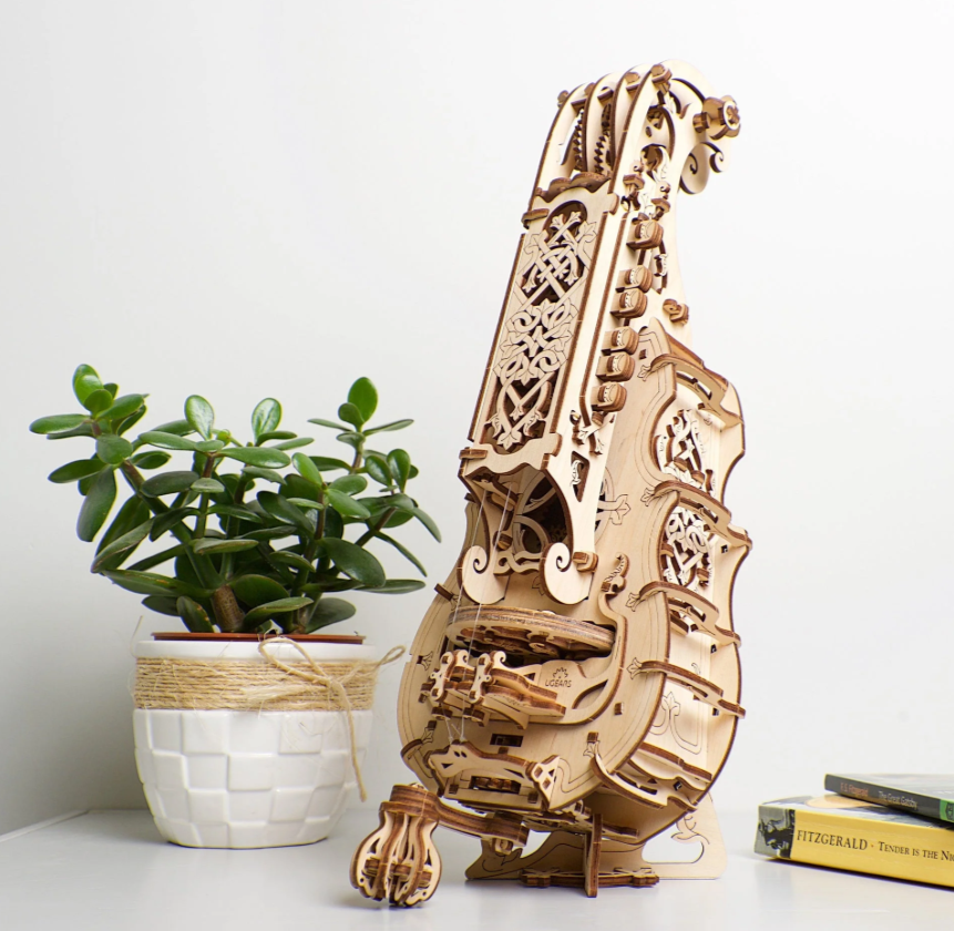 UGears Hurdy-Gurdy Wooden 3D Puzzle, Model 70030