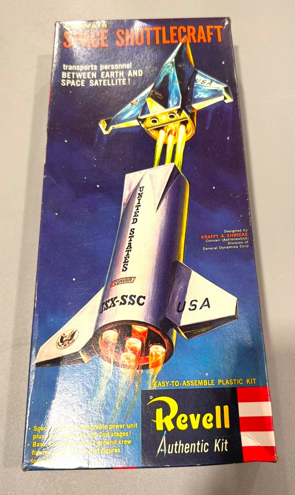 REVELL. CONVAIR SPACE SHUTTLECRAFT. 1/156 SCALE. ITEM H-1828.