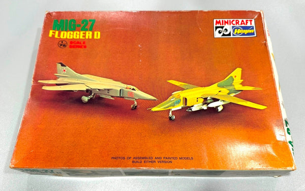 MINICRAFT HASEGAWA. MIG-27 FLOGGER D. 1/72 SCALE. ITEM 1143