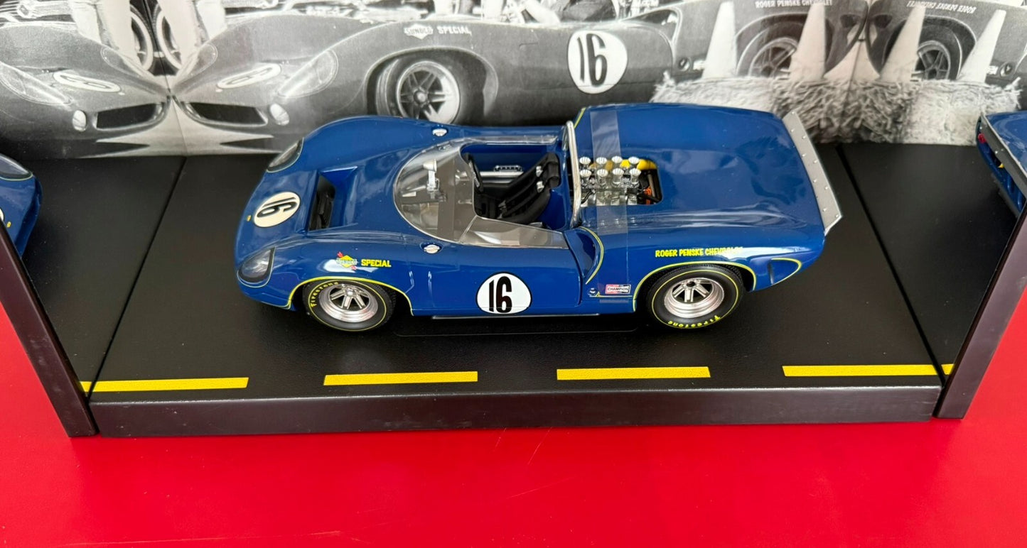 SUNOCO. 1966 MARK DONOHUE #16. 1/18 SCALE. (1 OF 3504)