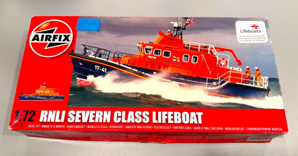 AIRFIX. RNLI SEVERN CLASS LIFEBOAT. 1/72 SCALE. ITEM A07280.