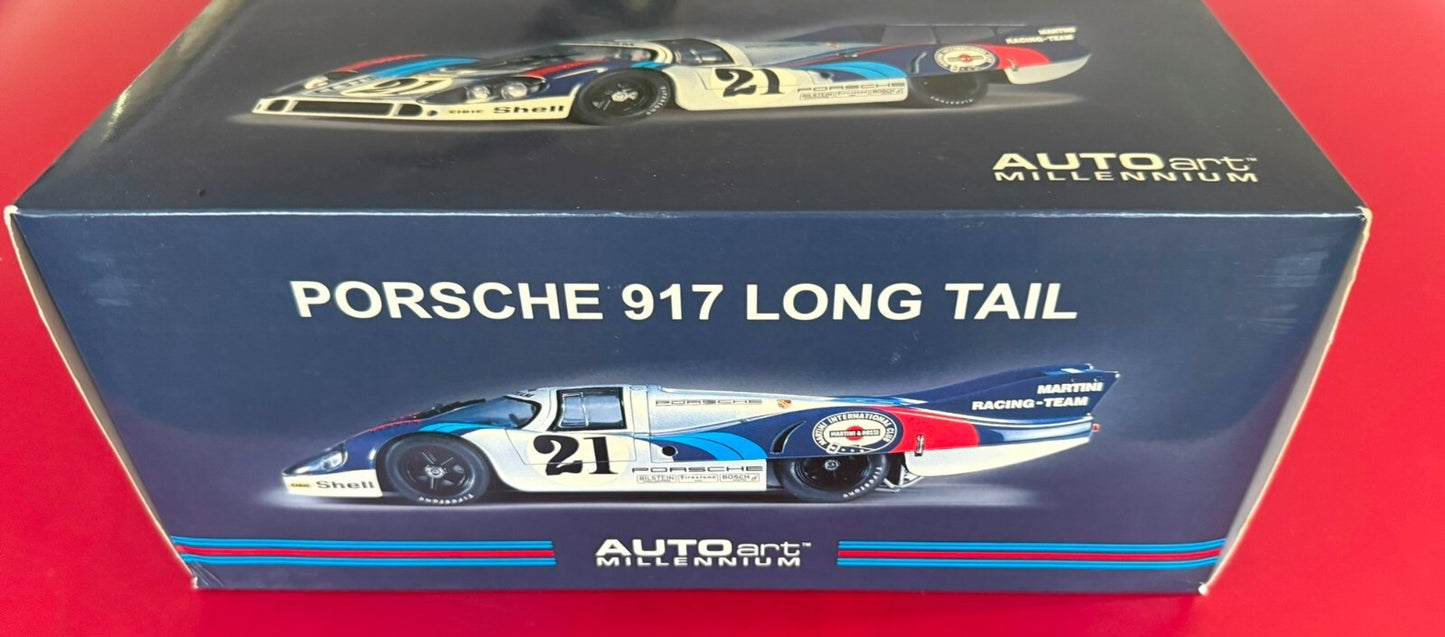 AUTOart. PORSCHE 917 LONG TAIL. 1/18 SCALE.