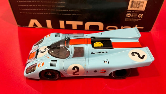 AUTOart Porsche 917K #2 Daytona 1970 Kinnunen/Rodriguez 1:18 Diecast Gulf