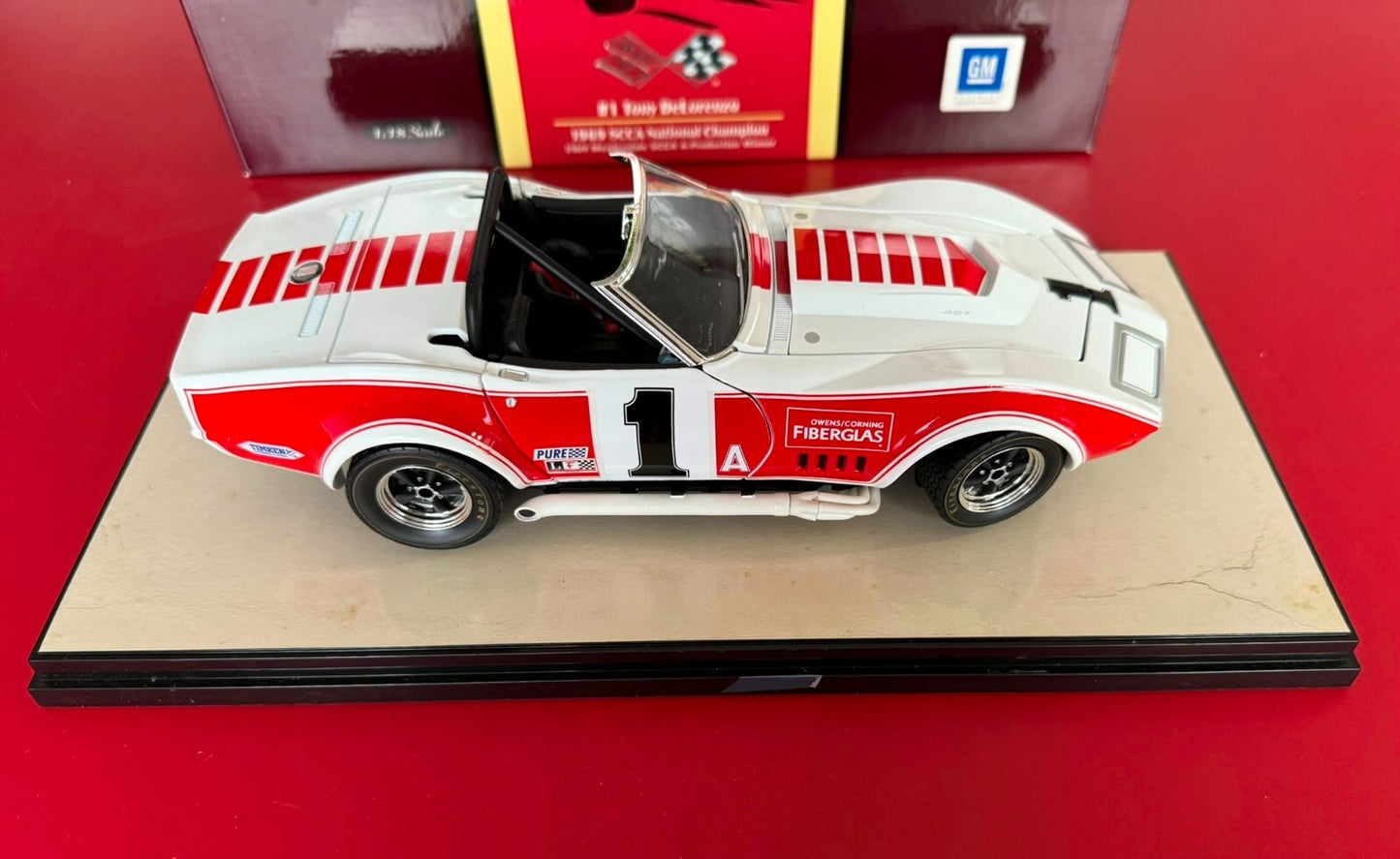CAROUSEL 1. CORVETTE L-88. #1 TONY DELORENZO. 4604. 1/18 SCALE.