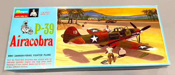 MONOGRAM. WWII FIGHTER P-39 AIRACOBRA. 1/48 SCALE. ITEM PA227*150.