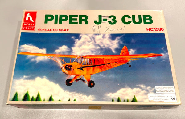 HOBBY CRAFT. PIPER J-3 CUB. 1/48 SCALE. ITEM HC-1586