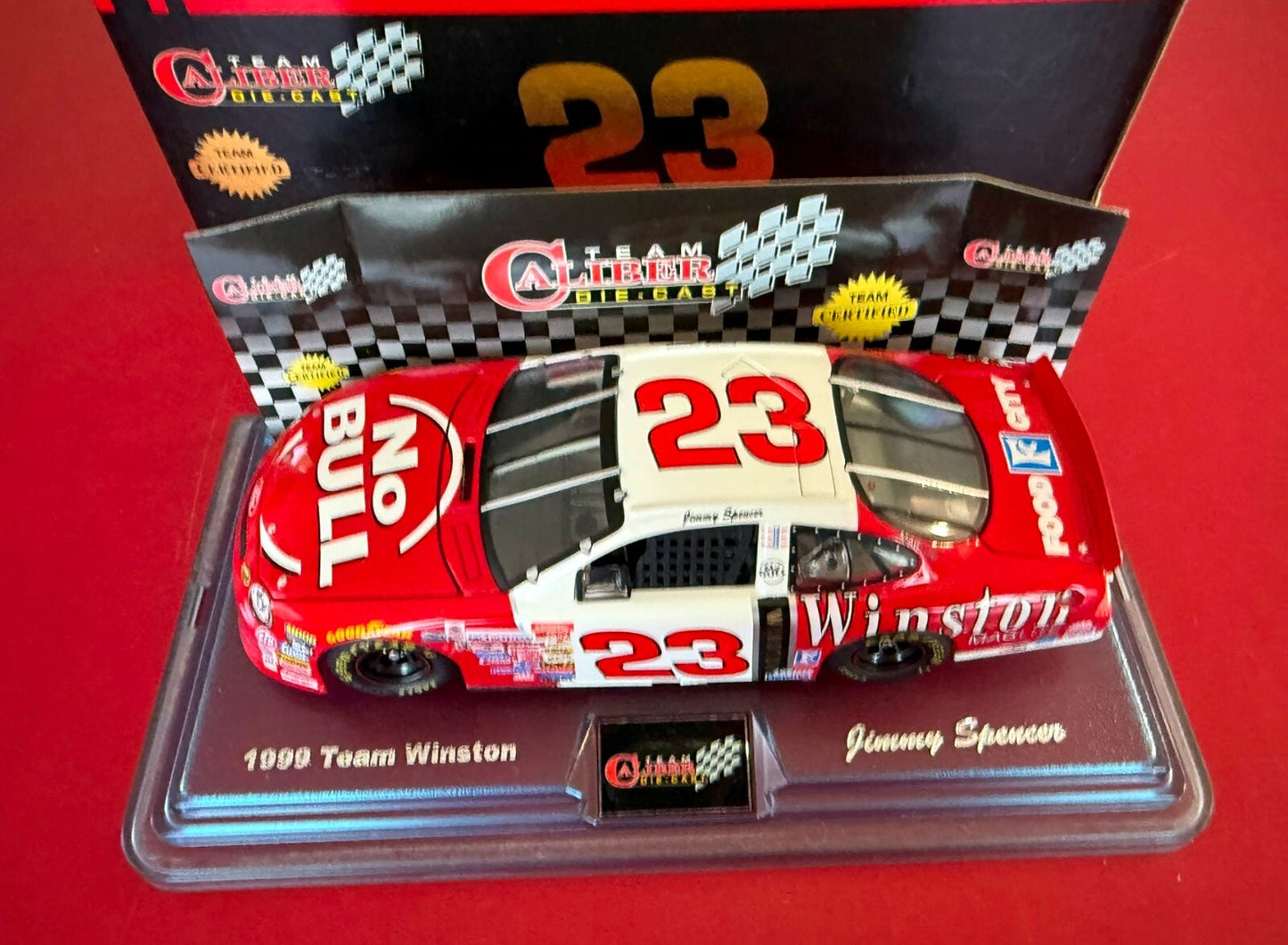 TEAM CALIBER. 1999 FORD TAURUS. TEAM WINSTON JIMMY S. 1/24 SCALE. (1 OF 5004)