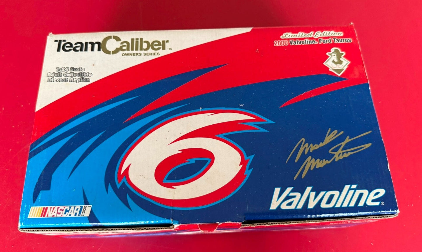 TEAM CALIBER. 2000 VALVOLINE FORD TAURUS. 1/24 SCALE. LIMITED EDITION.