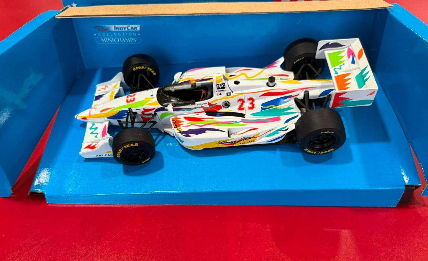 Minichamps Lola '93 Leader Card Racing B. Lazier 1:18 Diecast Road Course