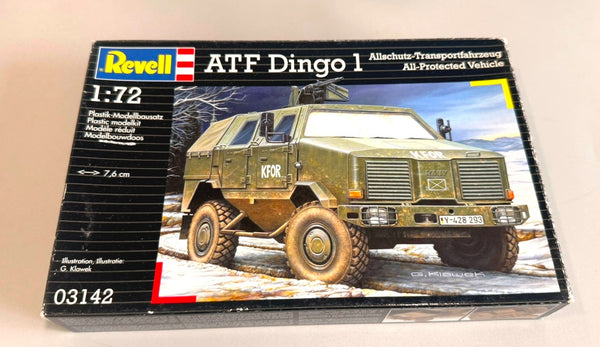 Revell ATF Dingo 1 All-Protected Military Vehicle 1/72 Model Kit 03142 Skill 3