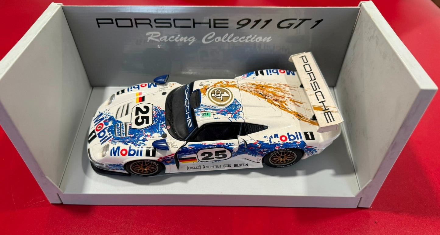 UT Models Porsche 911 GT1 Mobil 1 Le Mans 1:18 Diecast Racing Collection