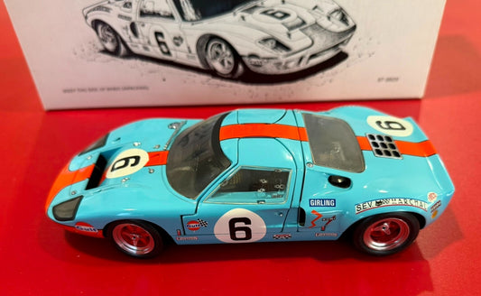 REVELL. CREATINE MASTERS. FORD GT-40 LM'69. No. 6. 87-8829. 1/20 SCALE.