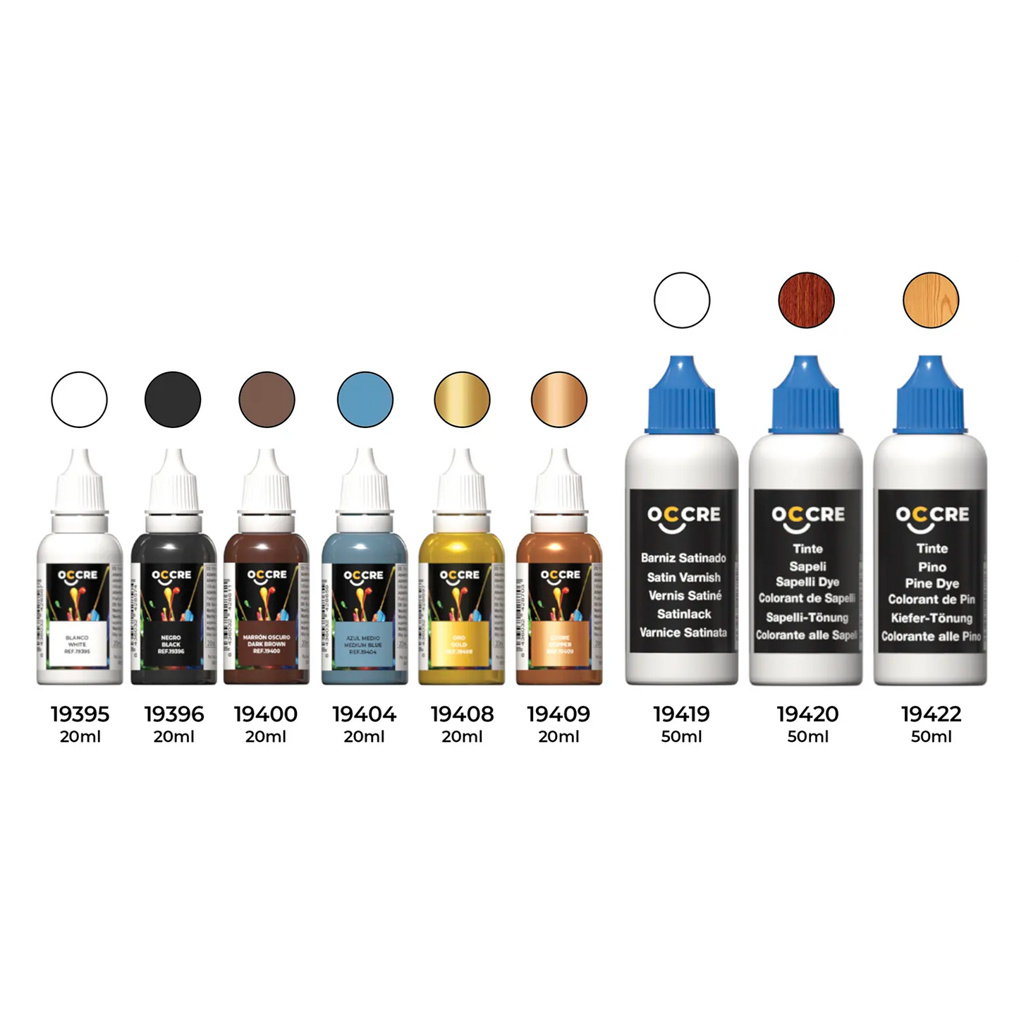 Occre Acrylic Paint Set for HMS Erebus (9 Bottles)