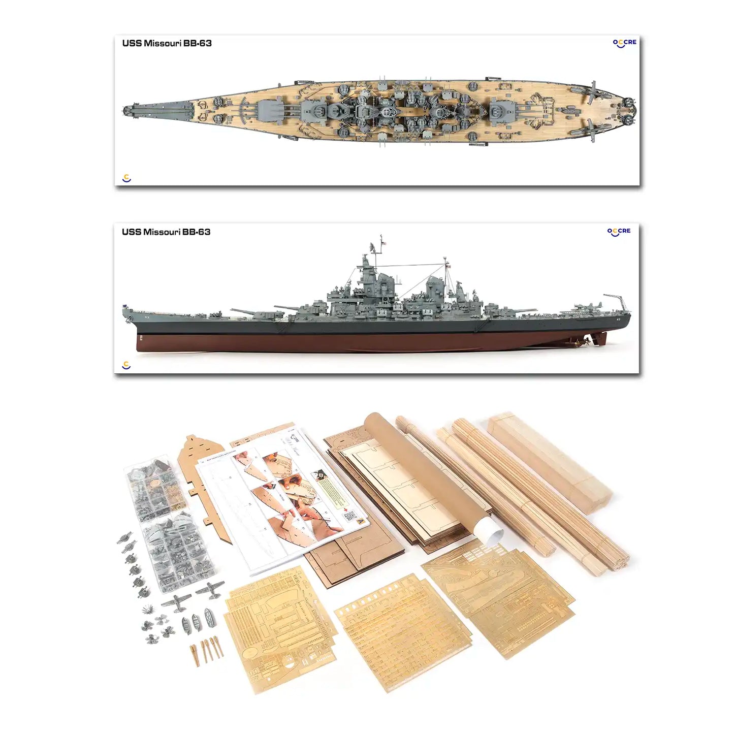 USS Missouri BB-63 Model