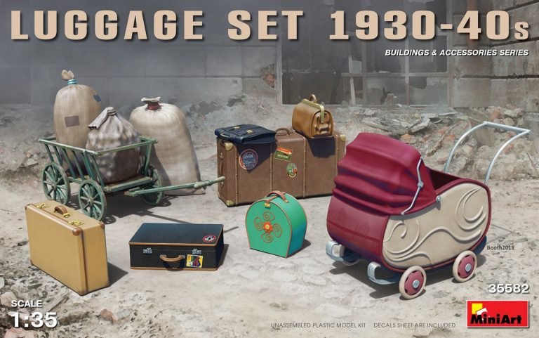 MiniArt Civilian Luggage Set 1930-1940s 1:35 Scale