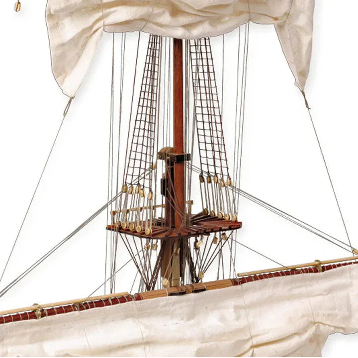 Occre Santisima Trinidad Section Wooden Ship Model Kit, 1:90 Scale (1769)