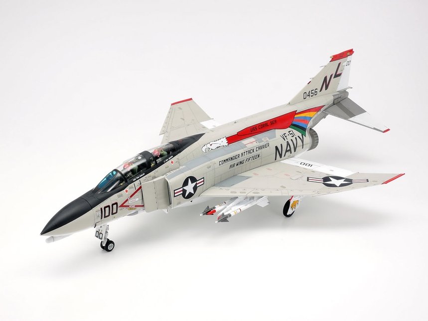 Tamiya McDonnell Douglas F-4B Phantom II Plastic Model Kit 1:48 Scale
