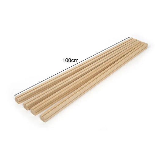 Occre 9/16" x 9/16" x 39-3/8" (15x15x1000mm) Wood Profile Set for Display Cases