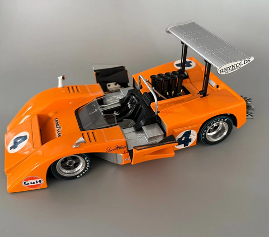 GMP McLaren M8B High Wing – Bruce McLaren – 1969 Champion – 1:18 Scale Diecast Model