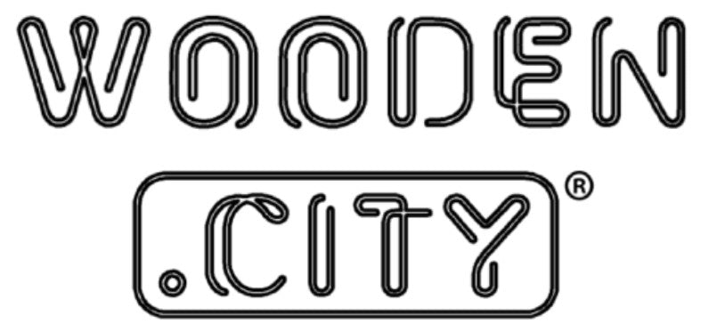 Wooden City 3D wooden puzzles and mechanical model kits brand logo